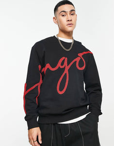 HUGO Diraffe script logo sweatshirt