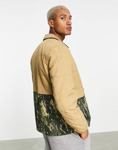 Tommy Jeans coach jacket beige camo