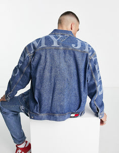 Tommy Jeans oversized denim jacket mid wash