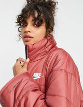 Load image into Gallery viewer, Nike fleece jacket canyon rust berry