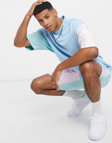 Set Co-ord Jersey in pastel