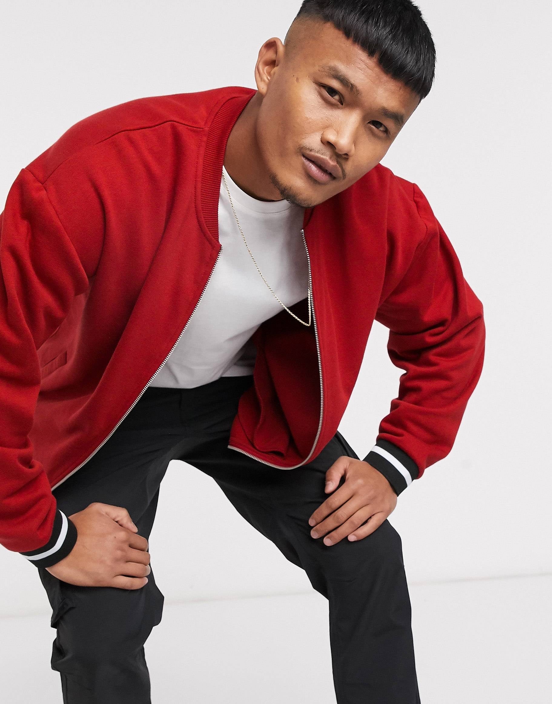 Jakne Jersey Bomber - Red