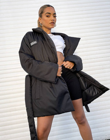 Weekend Collective padded coat black