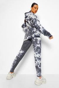 Tie Dye Oversized Hoodie And Jogger Set