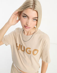 HUGO DuIivio t-shirt light beige