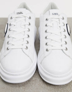 Karl Lagerfeld exclusive in white croc