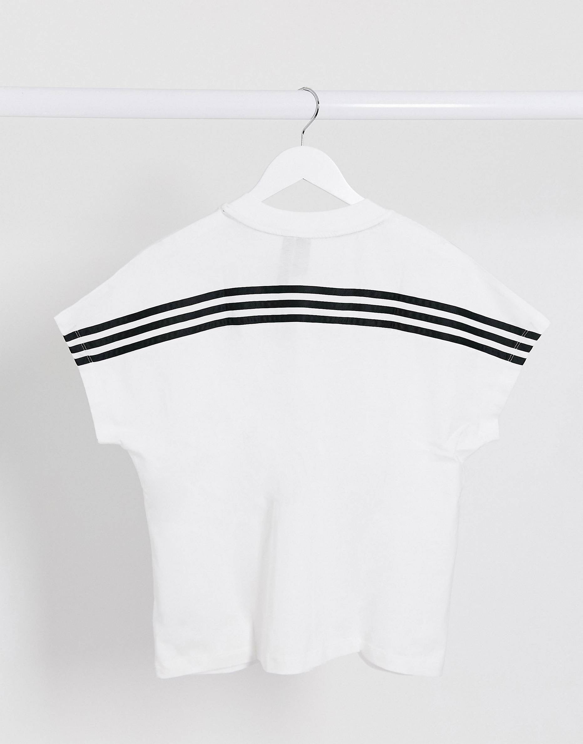 Maicë adidas boxy - White