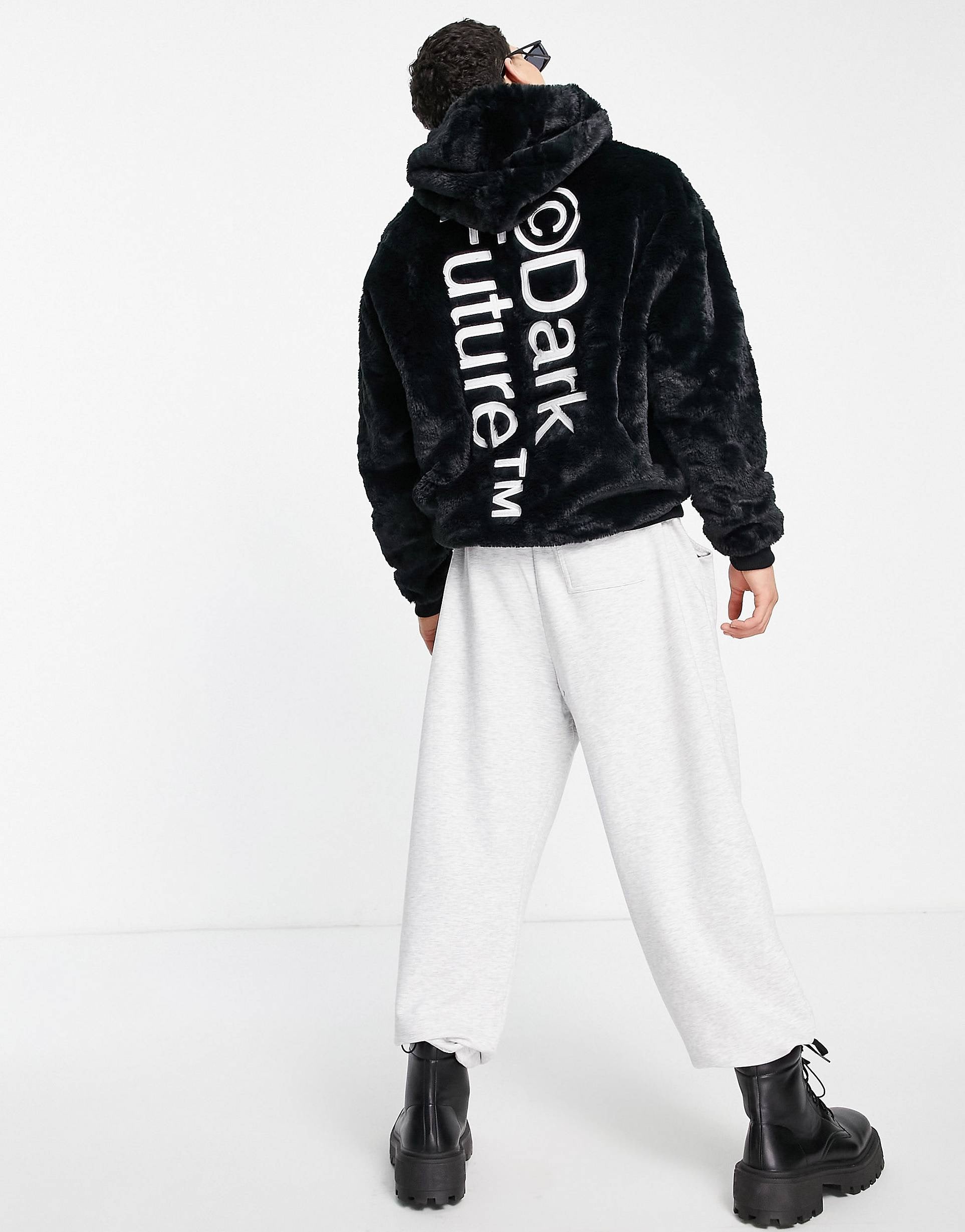 Dark Future oversized faux fur