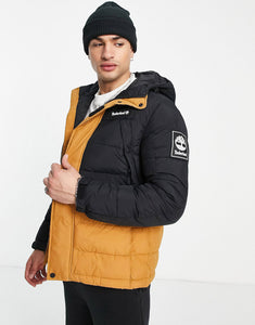 Timberland puffer jacket black/tan