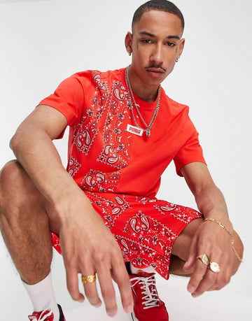 Set Puma off beat paisley red