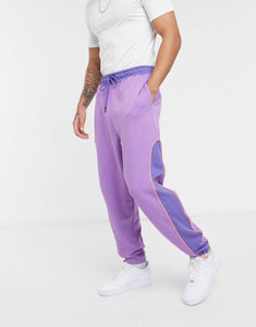 Crooked Tongues co-ord purple cut