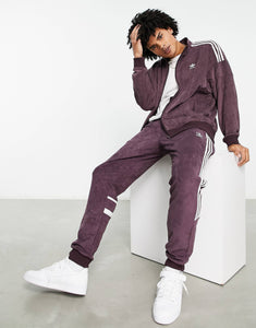 adidas Originals adicolor track jacket maroon