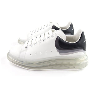 Alexander McQueen Oversized Clear Sole 3D Print White Black