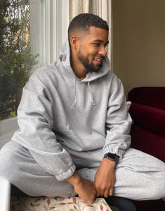 Tracksuit oversized - Grey Marl