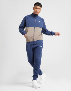 Nike Chariot Fleece Full Tracksuit Blue