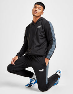 Puma Poly Tracksuit Black