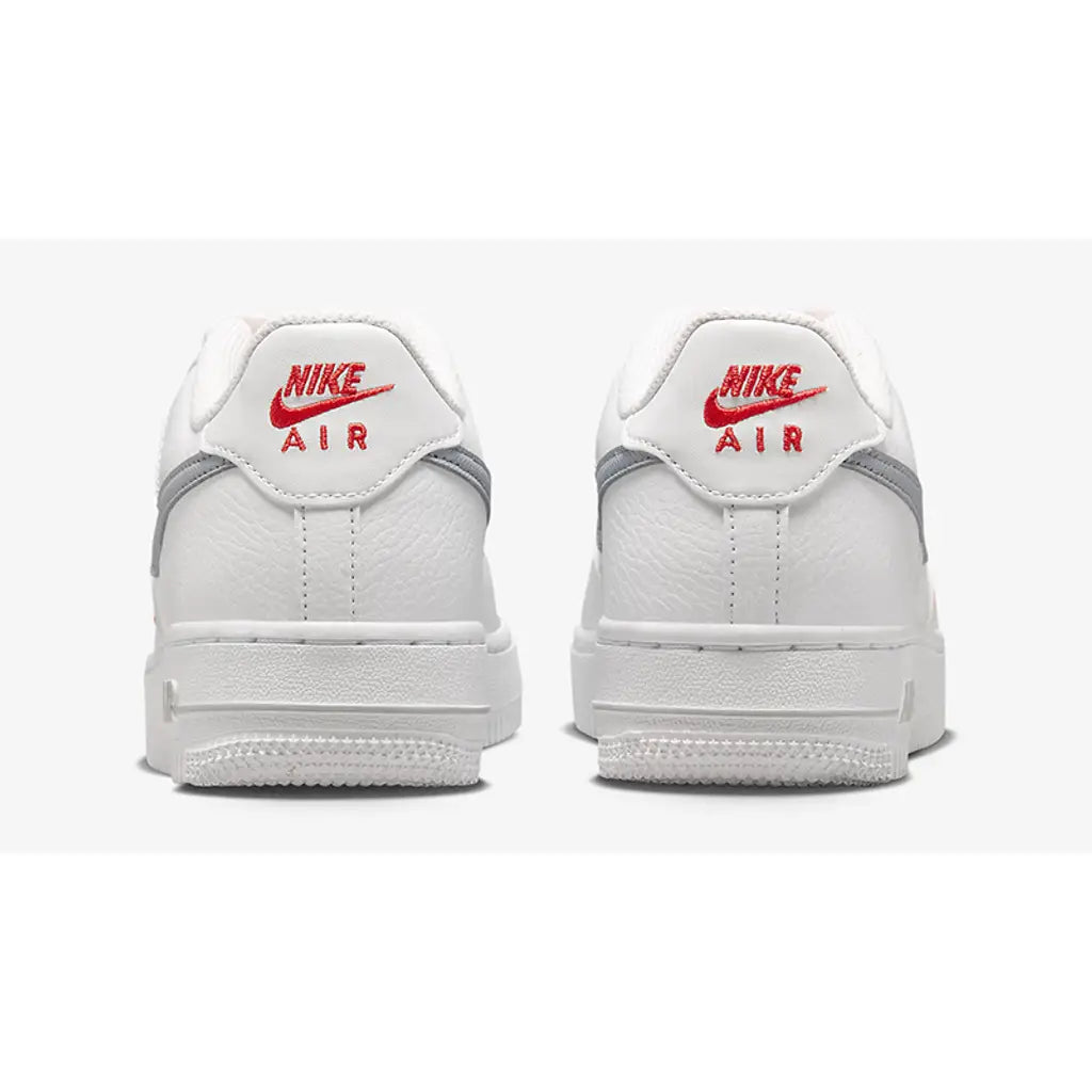 Nike Air Force 1 White Grey Red