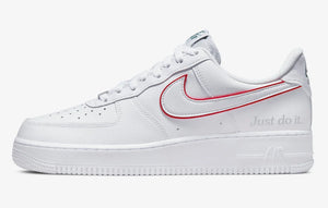 Nike Air Force 1 Just Do It White Red