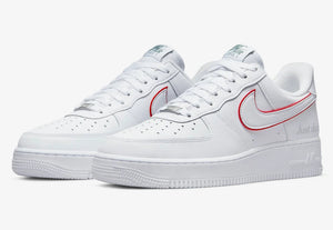 Nike Air Force 1 Just Do It White Red