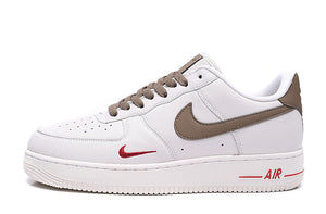 Nike Air Force 1 White/Ale Brown – University Red