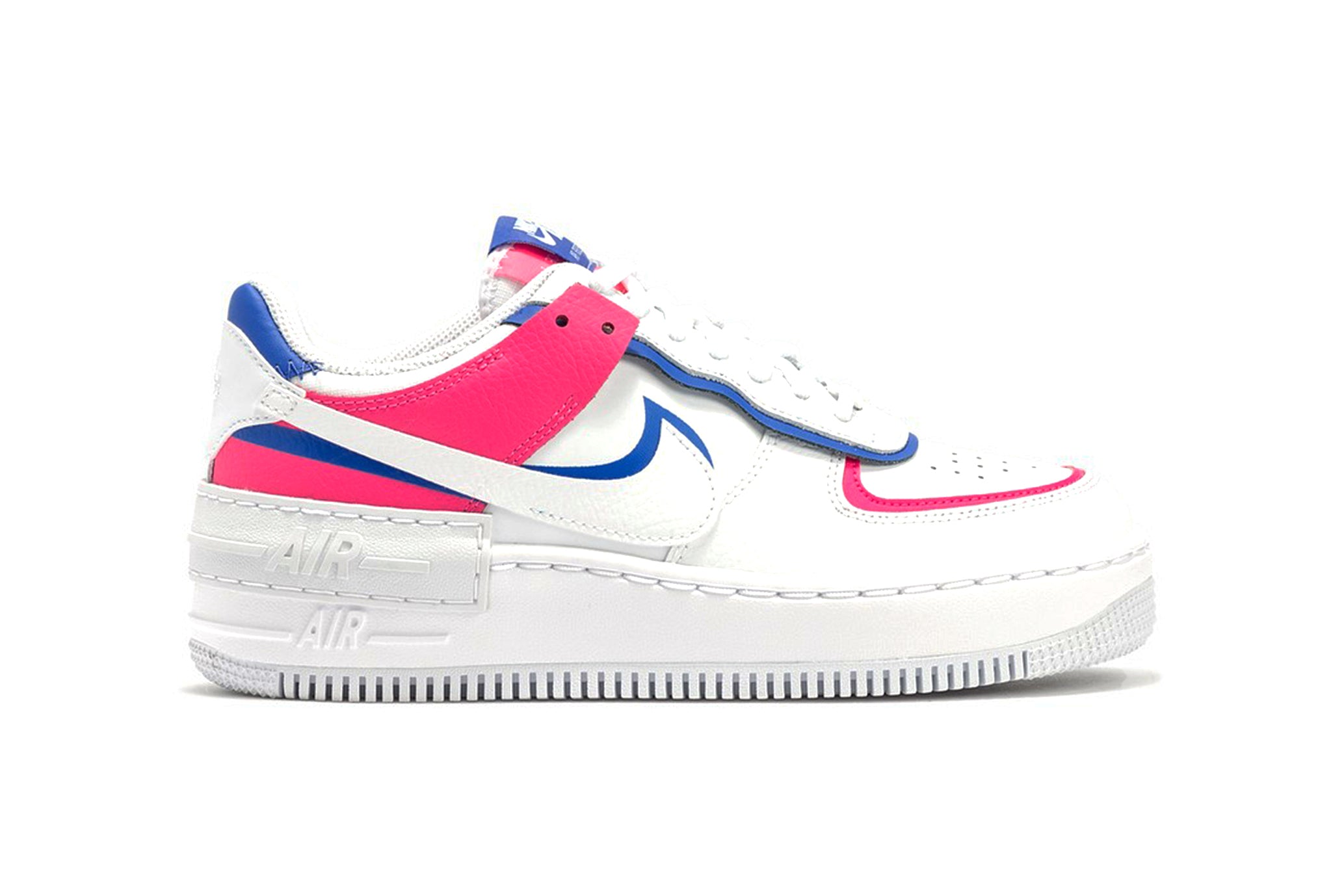 Nike Air Force 1 Shadow White Pink Blue