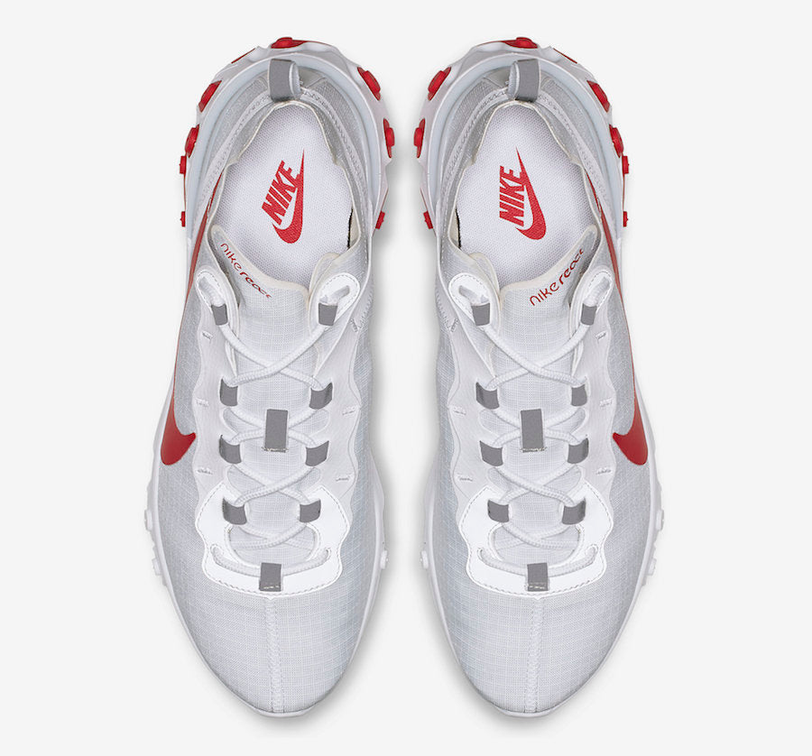 Nike React Element 55 White Red