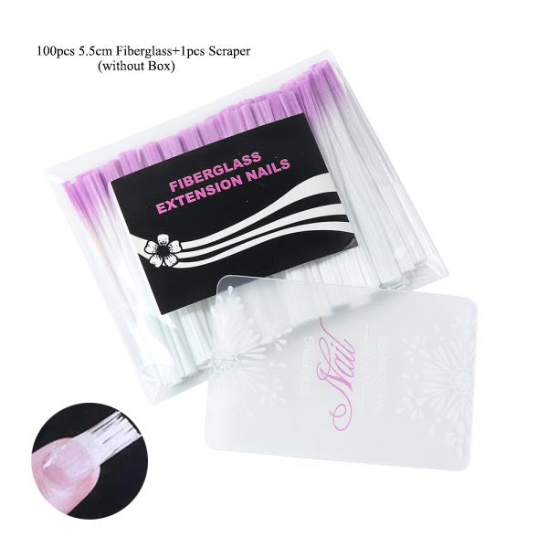 Manikyr francez Format e thonjve me tekstil