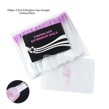 Manikyr francez Format e thonjve me tekstil