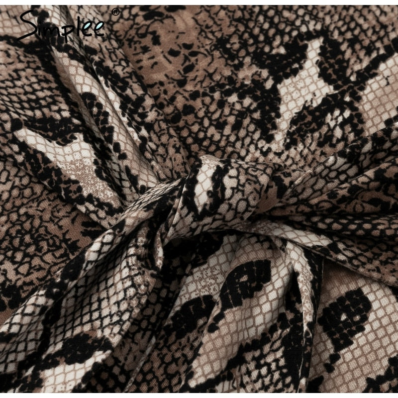 Fustan Simplee Leopard