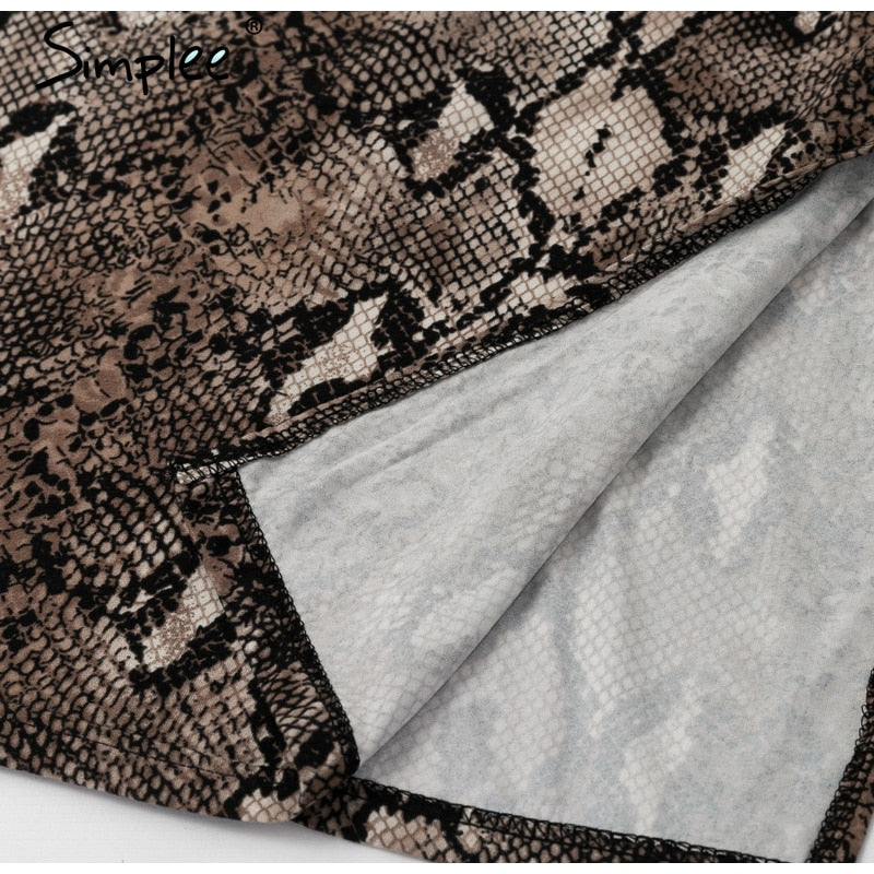 Fustan Simplee Leopard