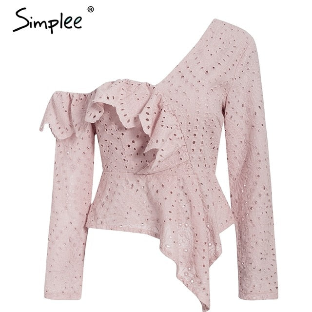 Bluze Ruffle White