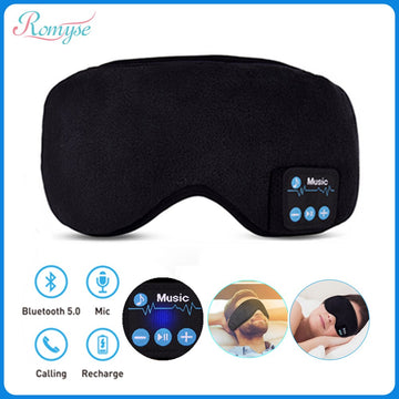 Maskë për sytë e gjumit (Bluetooth, Dëgjo muzikë, Thirrje)