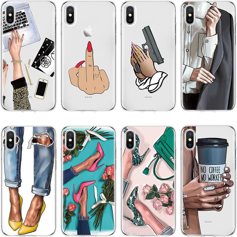 Case For iPhone 11 Pro MAX XR XS Max XS 6 5 7 Plus 8