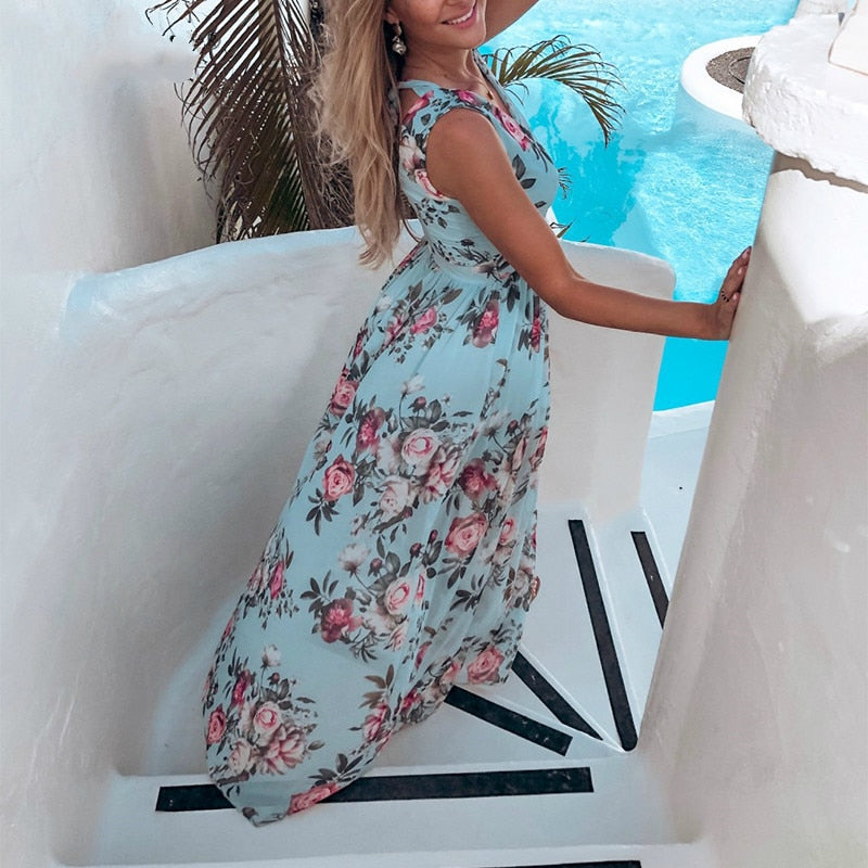 Fustan Floral Elegant