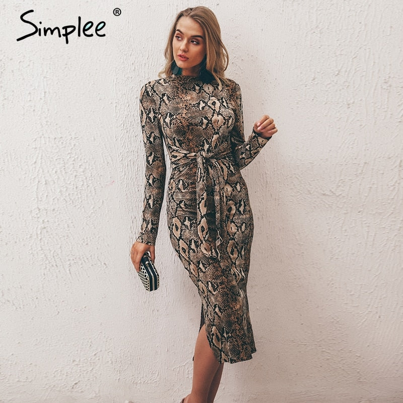 Fustan Simplee Leopard